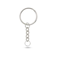 (K2) Keyring met ring sluiting